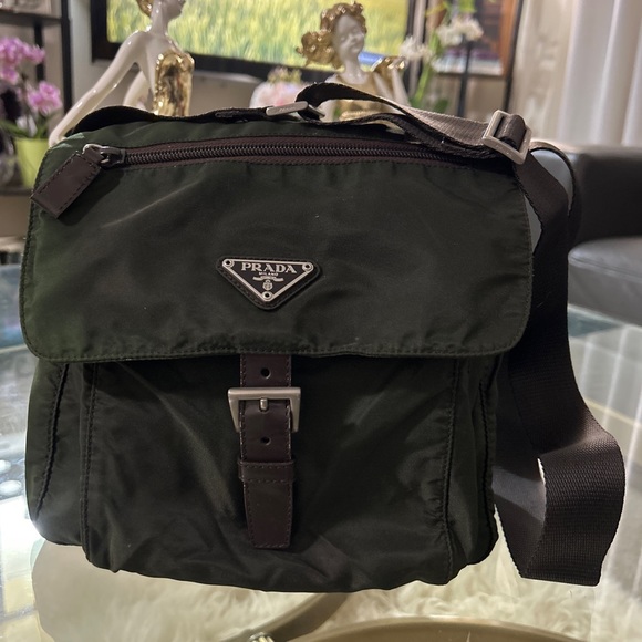 Prada Vela Ebano Messenger bag - Picture 1 of 16